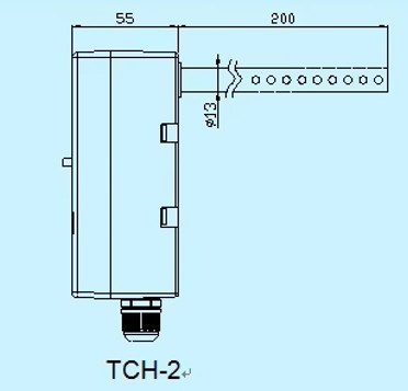 TCH High Temperature Alarm/Controller Duct Mount